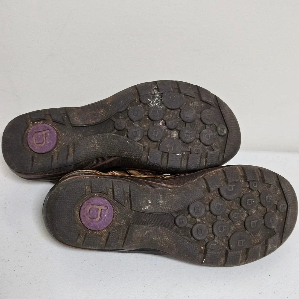 Bionica Malabar Leather Sandals Women‎ 7 Brown Hiking Walking Gorpcore Utility